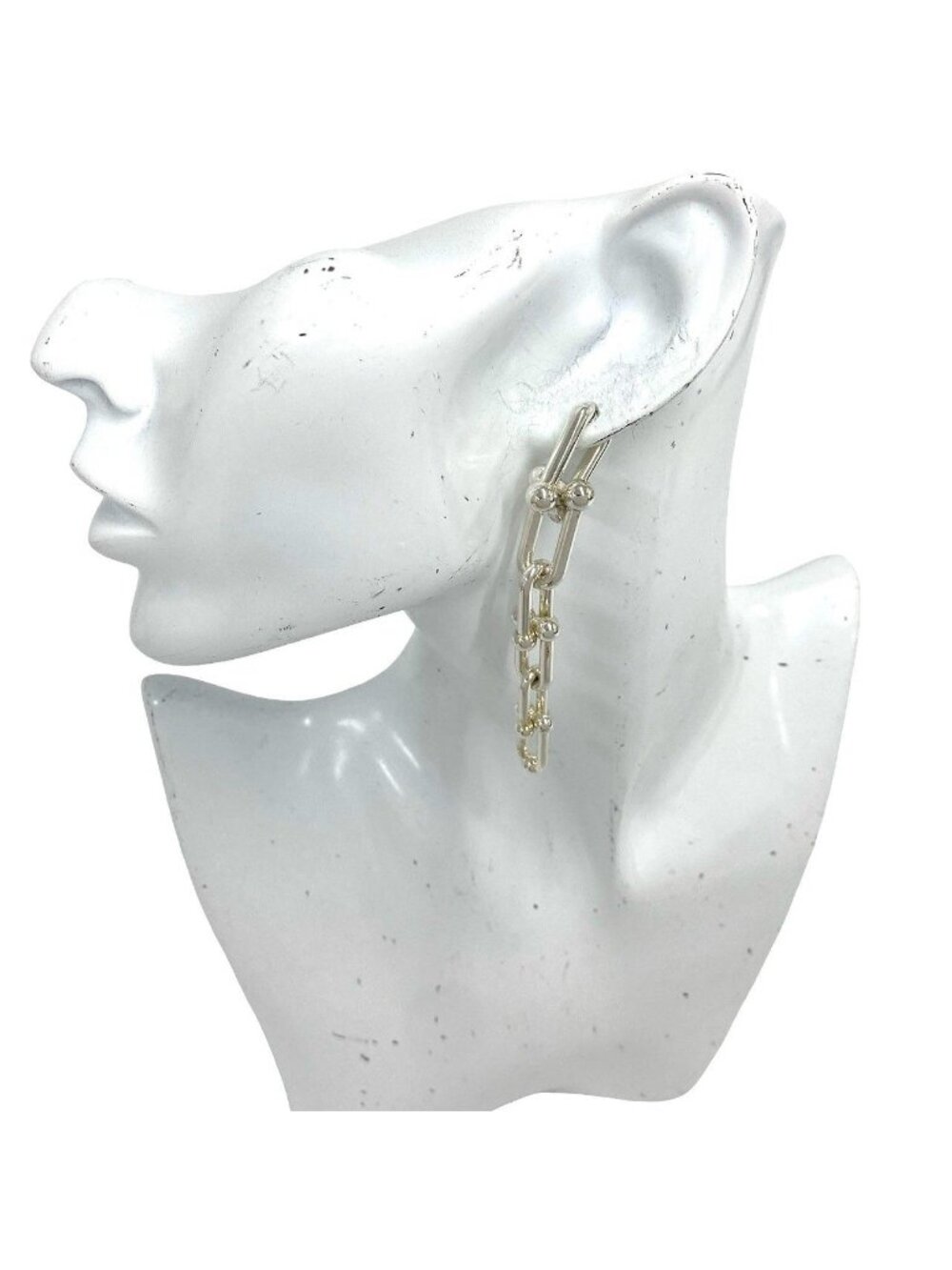 Tiffany & Co HardWear Graduated Links Earrings 925 Sterling Silver - Picture 2 of 7